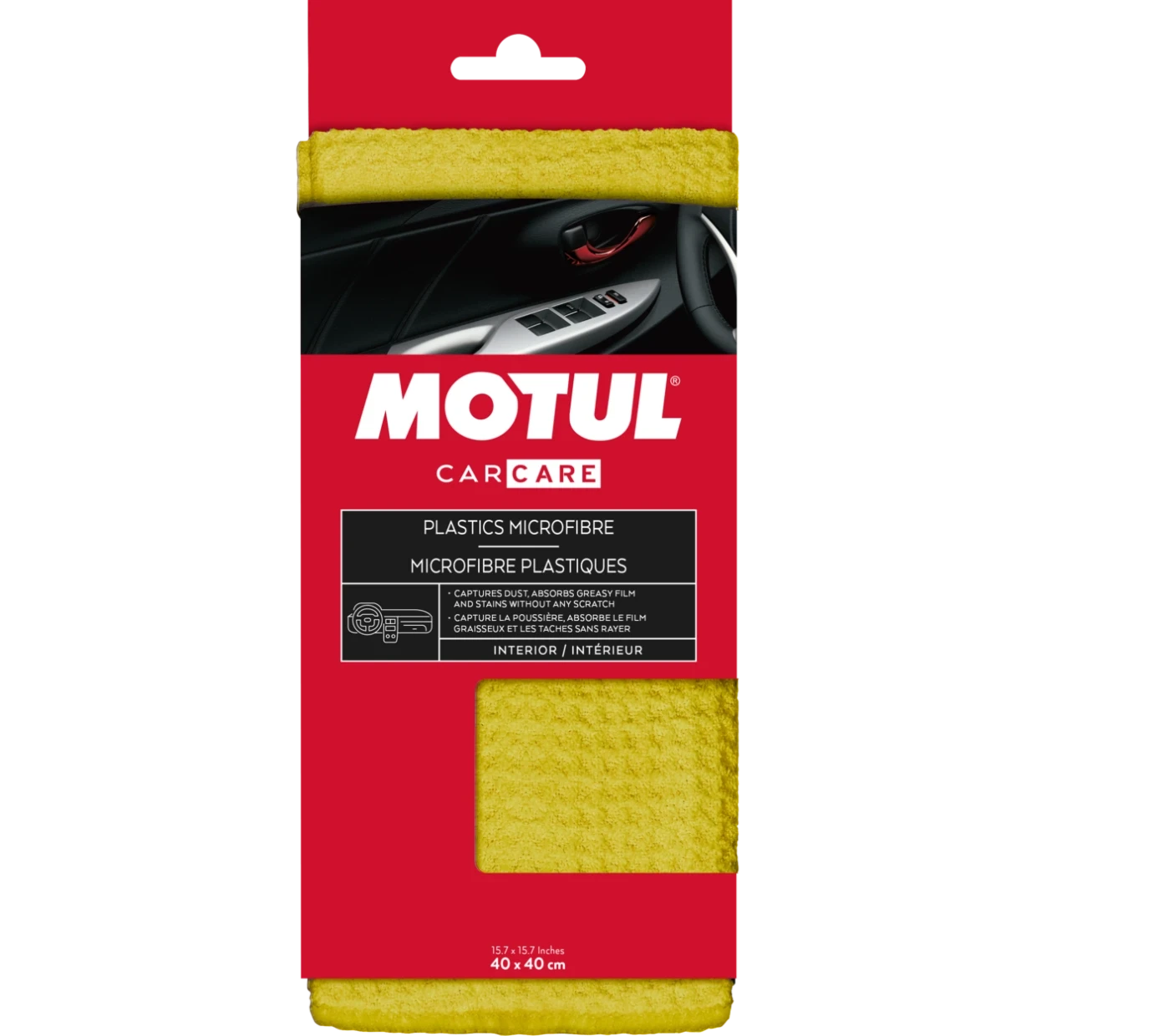 MOTUL CAR CARE PLASTICS MICROFIBER